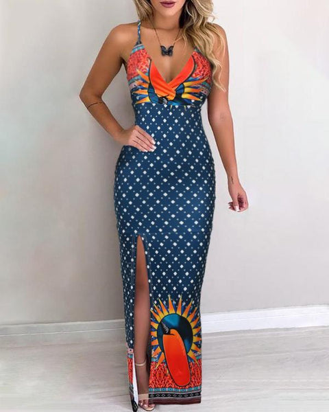 Abito con spacchi MODA MARE